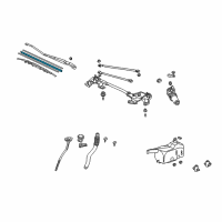 OEM Honda CR-V Rubber, Blade (500MM) Diagram - 76632-S6M-003