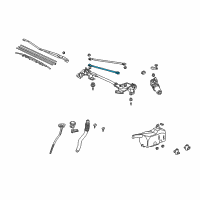 OEM 2002 Acura RSX Rod Unit A Diagram - 76540-S6M-003