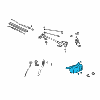 OEM Acura Tank Set, Washer Diagram - 76840-S7A-013