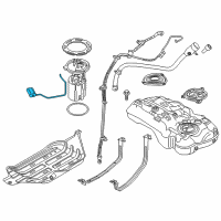 OEM Jeep Renegade Fuel Gauge Sending Unit Diagram - 68266524AA