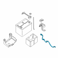 OEM 2016 Nissan NV2500 Cable Assy-Battery Earth Diagram - 24080-1PE0A