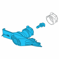 OEM 2003 BMW 745i Fog Lights, Left Diagram - 63-17-8-379-683