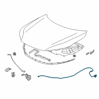 OEM 2015 Honda Accord Wire Assembly (Graphite Black) Diagram - 74130-T2A-A01ZA