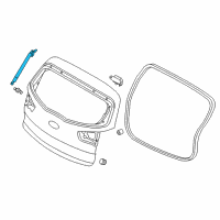 OEM Kia Lifter Assembly-Tail Gate Diagram - 817803W000