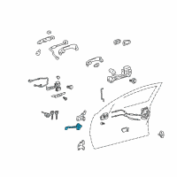 OEM Toyota Avalon Door Check Diagram - 68620-AC021