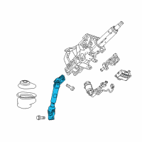 OEM 2017 Buick Cascada Intermed Shaft Diagram - 39087672