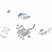 OEM 2015 Hyundai Genesis Pad Assembly-Front Seat Cushion Driver Diagram - 88150-B1110