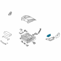 OEM Hyundai Genesis SWTICH Assembly-Memory Power Seat, LH Diagram - 88990-B1000-RRY