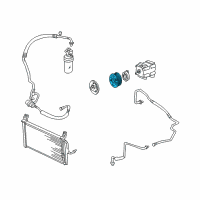 OEM 2002 Ford Focus Pulley Diagram - YS4Z-19D784-AA