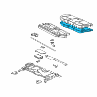 OEM Cadillac SRX Pad Asm, Rear Seat Cushion Diagram - 88898295