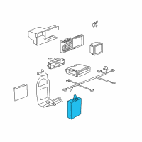 OEM 2003 BMW 325Ci Exchange Video Module, High, Uncoded Diagram - 65-50-9-178-796