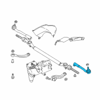 OEM 2002 BMW M5 Tie Rod End, Left Diagram - 32-21-1-091-723