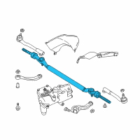 OEM BMW M5 Center Tie Rod Diagram - 32-21-1-096-059