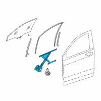 OEM Honda CR-V Regulator Assembly, Left Front Dr Diagram - 72251-T0A-A01