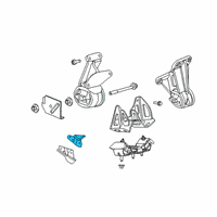 OEM Ram 1500 Engine Mount Diagram - 68291382AC