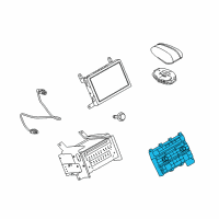 OEM 2012 Ford Taurus Climate Control Module Diagram - CG1Z18842AA