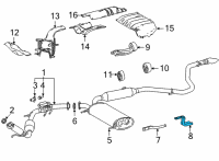 OEM 2022 Toyota Sienna Hanger Diagram - 17577-F0080