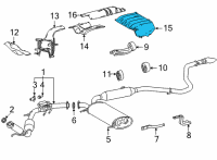 OEM 2021 Toyota Sienna Heat Shield Diagram - 58153-08010