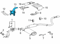 OEM Toyota Sienna Heat Shield Diagram - 58152-08081