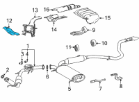 OEM 2021 Toyota Sienna Heat Shield Diagram - 58151-08060