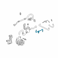 OEM 1998 Honda CR-V Pipe, Power Steering Combination Diagram - 53730-S04-J50