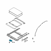 OEM 2020 Hyundai Venue Motor Assembly-Sunroof Diagram - 81680-K3000