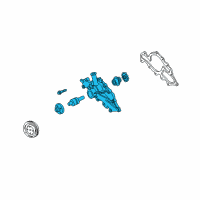 OEM 2004 Ford Taurus Water Pump Assembly Diagram - 5F1Z-8501-A