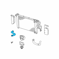 OEM 2003 Dodge Caravan Hose-Radiator Inlet Diagram - 4881101AF