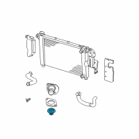 OEM 2007 Dodge Caravan THRMOSTAT-Water Pump Diagram - P4573560AA