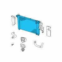 OEM 2002 Dodge Caravan Radiator-Engine Cooling Diagram - 4809225AH