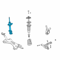 OEM 2003 Toyota Echo Strut Diagram - 48510-59855