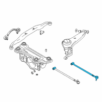 OEM 2002 Hyundai Santa Fe Upper Arm Complete-Rear Suspension, RH Diagram - 55201-26500