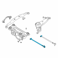 OEM 2002 Hyundai Santa Fe Lower Arm Complete-Rear Suspension, RH Diagram - 55203-26500