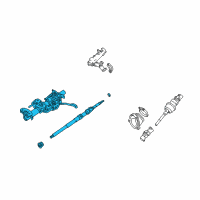 OEM 2002 Lexus IS300 Column Assy, Steering Diagram - 45250-53011