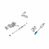 OEM 2005 Lexus IS300 Yoke Sub-Assy, Steering Sliding Diagram - 45209-22020