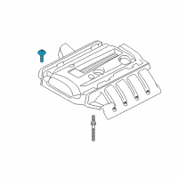 OEM Ford Engine Cover Bolt Diagram - -W700805-S450B