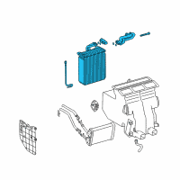 OEM 1998 Toyota Camry Radiator Assy, Air Conditioner Diagram - 87050-06180