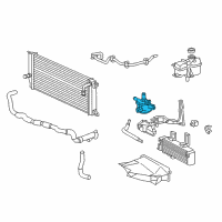 OEM 2011 Lexus CT200h Pump Assy, Water W/Motor Diagram - G9040-47090