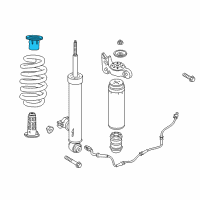 OEM 2019 Chevrolet Blazer Upper Spring Insulator Diagram - 84449219