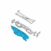 OEM Hyundai Tucson Insulator-Dash Panel Diagram - 84124-2E150