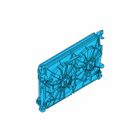 OEM 2007 Chrysler Pacifica Fan-Radiator Cooling Diagram - 68002778AA