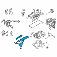 OEM 2017 BMW 328d xDrive Intake Manifold With Flap Control Diagram - 11-61-8-514-771