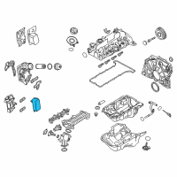 OEM 2015 BMW 328d Heat Exchanger Oil Cooler Diagram - 11-42-8-507-627