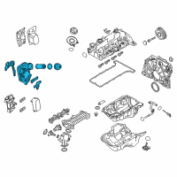 OEM BMW X3 Oil Filter Housing Diagram - 11-42-8-507-697