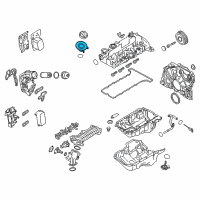 OEM BMW Oil Filler Neck Diagram - 11-12-7-810-585