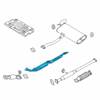 OEM Hyundai Tucson Protector-Heat Front, RH Diagram - 28792-2S000