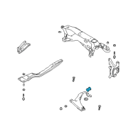OEM Chrysler Sebring BUSHING Control Arm Diagram - MR455736
