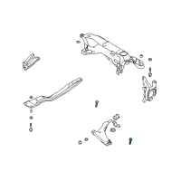 OEM 2004 Chrysler Sebring Bolt Diagram - MF140281