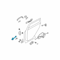 OEM 2012 Nissan Rogue Link-Check, Rear Door Diagram - 82430-JM70A