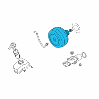 OEM 2009 BMW 128i Power Brake Booster Diagram - 34-33-2-454-368